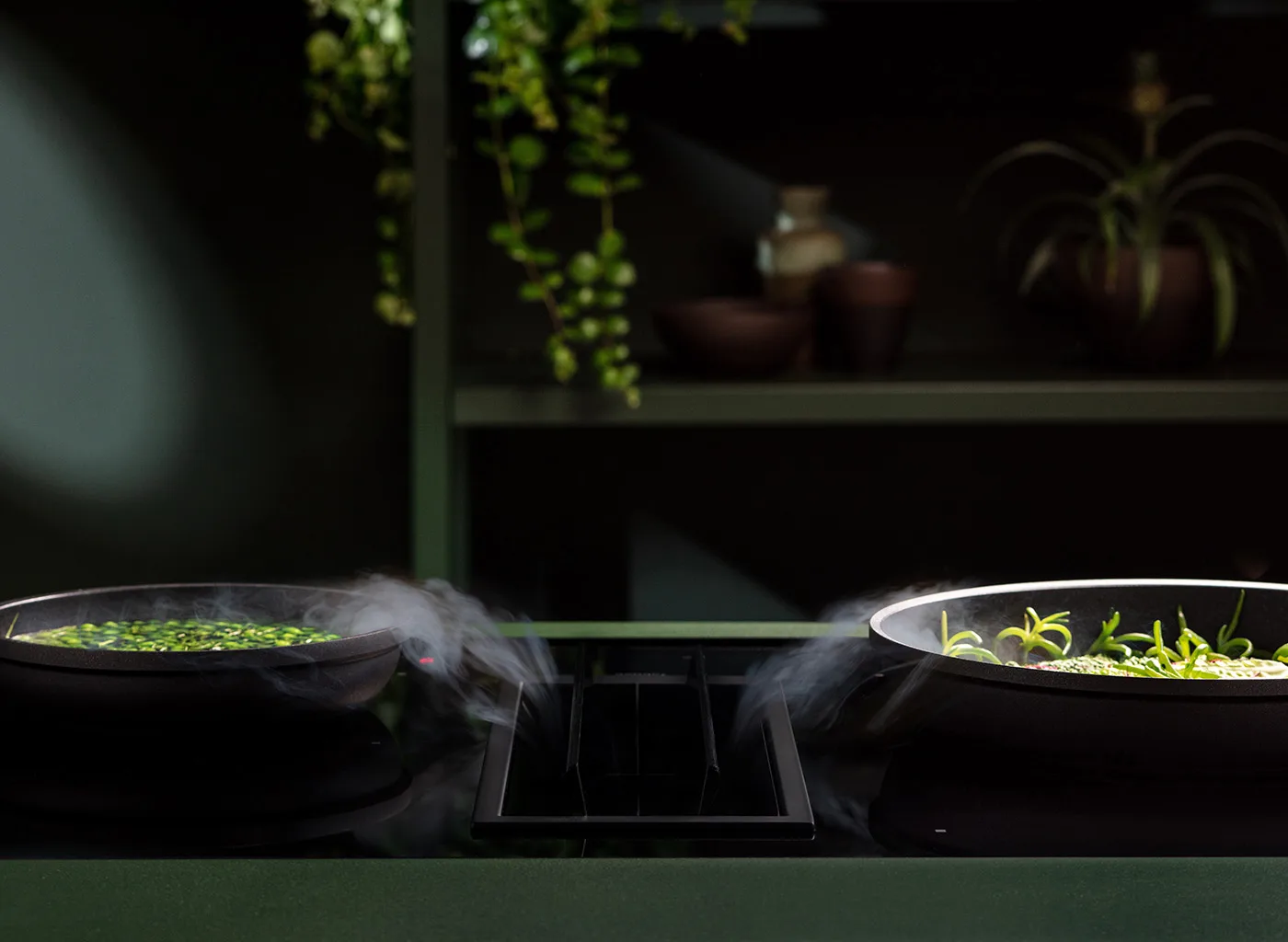 Falmec Quantum Pro spishäll med integrerad fläkt - utluft - Bild 4